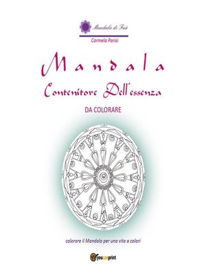 cover image of Mandala. Contenitore dell'Essenza da colorare